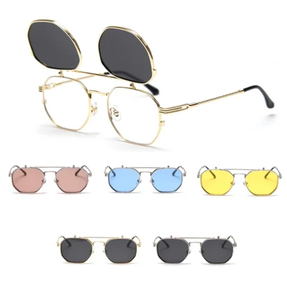 Round Polarized Clip-Ons with Flip-Up - Image 6