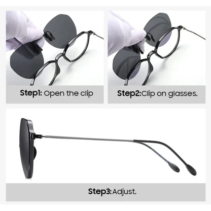 Big Size Flip-Up Clip-Ons for Sunglasses - Image 3
