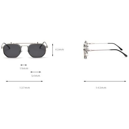 Round Polarized Clip-Ons with Flip-Up - Image 5