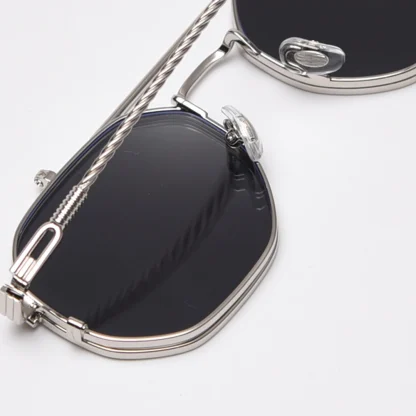 Round Polarized Clip-Ons with Flip-Up - Image 3
