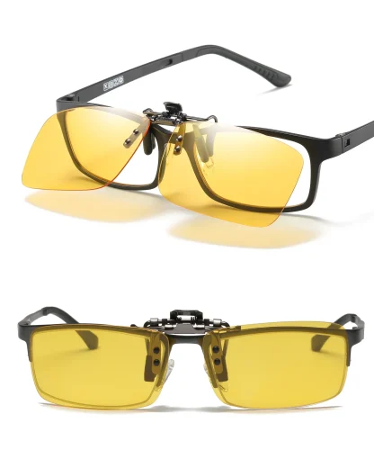 Easy-to-use Rimless Rectangular Clip-Ons - Image 6