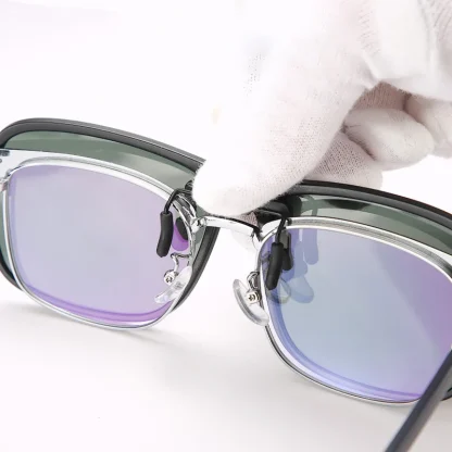 Square Clip-Ons with Flip-Up Design - Image 3