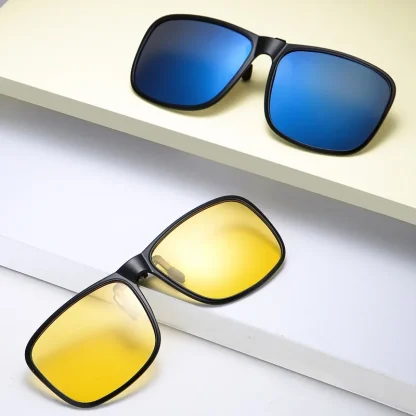 Square Classic Clip-Ons for Sunglasses