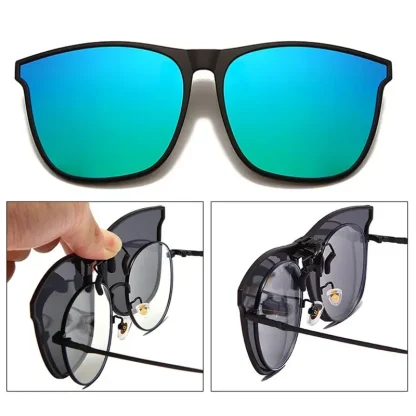 Polarized Clip-Ons Sunglasses with Flip-Up - Image 2