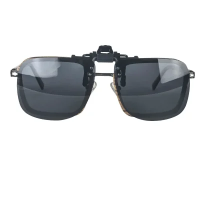 Big Size Square Shape Clip-Ons Sunglasses - Image 11