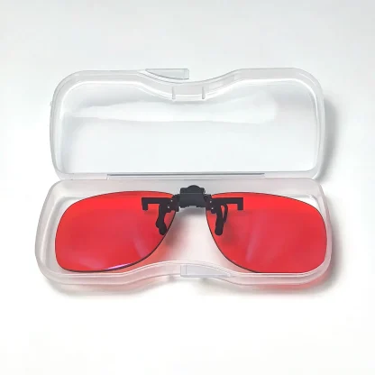 Big Size Square Shape Clip-Ons Sunglasses - Image 4