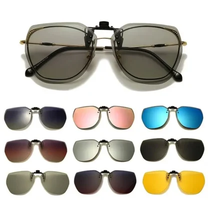 Oversized Polarized Clip-Ons for Sunglasses - Image 2