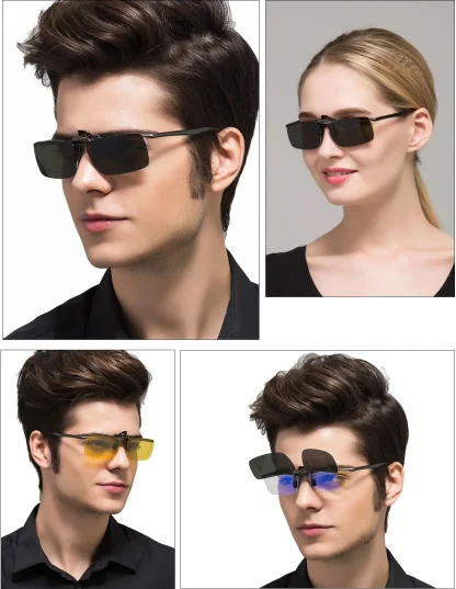 Easy-to-use Rimless Rectangular Clip-Ons - Image 3