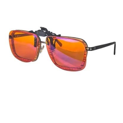 Big Size Square Shape Clip-Ons Sunglasses - Image 5