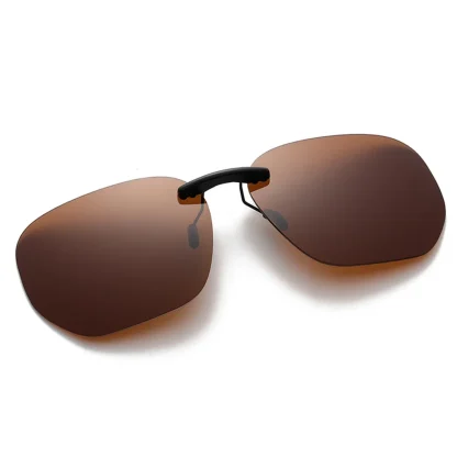 Driving Square Sunglasses Clip-Ons - Image 11