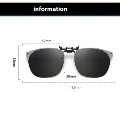 Gradient Clip-Ons for Sunglasses with Flip-up - Image 4