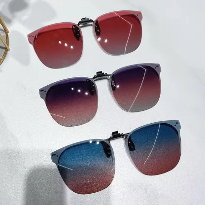 Gradient Clip-Ons for Sunglasses with Flip-up - Image 3