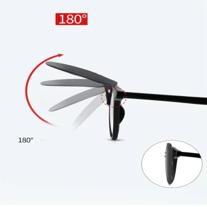 Trendy Sunglasses Clip-Ons with Gradient Design - Image 4