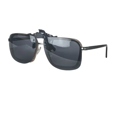 Big Size Square Shape Clip-Ons Sunglasses - Image 12