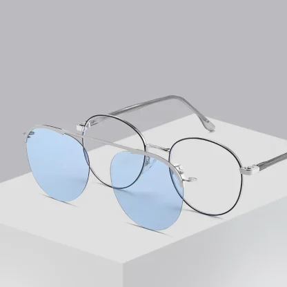 Round Magnetic Clip-Ons for Sunglasses - Image 2