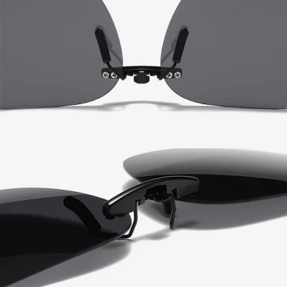 Driving Square Sunglasses Clip-Ons - Image 4