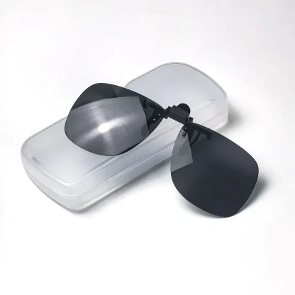 Big Size Square Shape Clip-Ons Sunglasses - Image 13