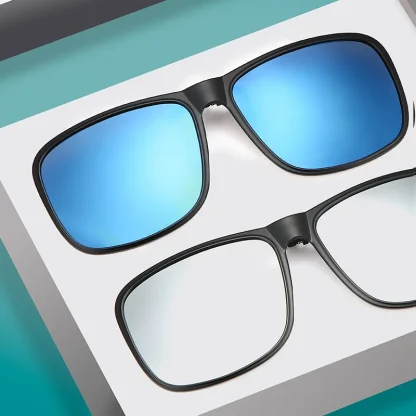 Square Clip-Ons with Flip-Up Design - Image 8