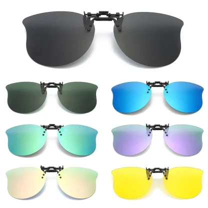 Cat Eye Clip-On for Sunglasses with Flip-up - Image 2