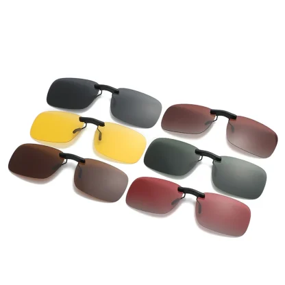 Rectangular Clip-Ons for Sunglasses - Image 2