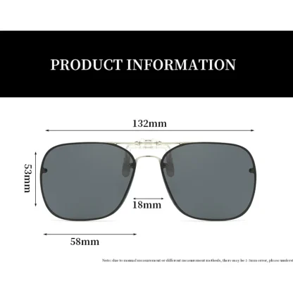Retro Clip-Ons with Photochromic Design - Image 3