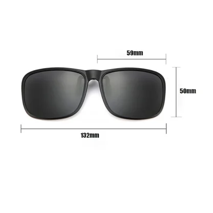 Square Clip-Ons with Flip-Up Design - Image 4