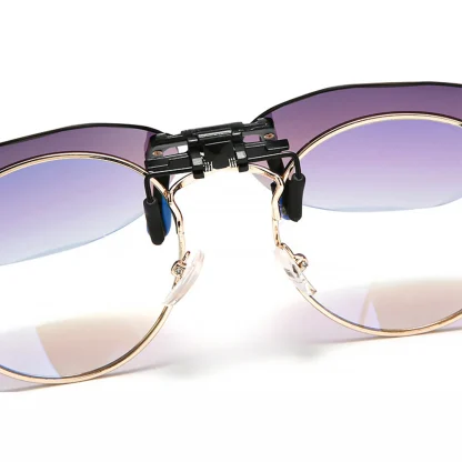 Trendy Sunglasses Clip-Ons with Gradient Design - Image 2