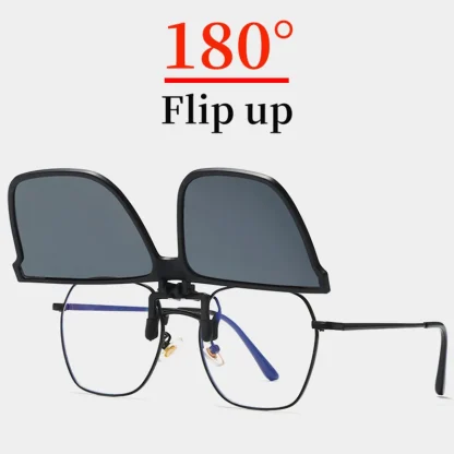 Square Clip-Ons for Sunglasses with Flip-Up - Image 3