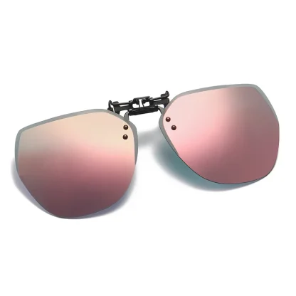Oversized Polarized Clip-Ons for Sunglasses