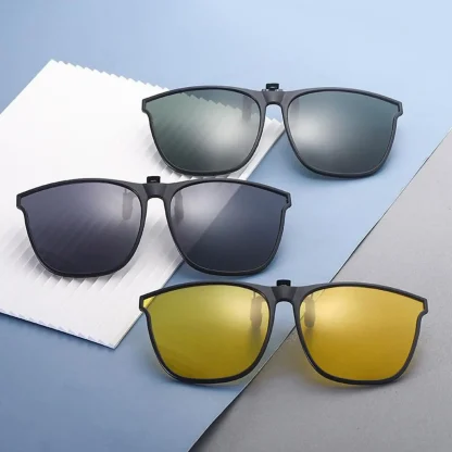 Sunglasses Clip-Ons with Flip-up Design - Image 2