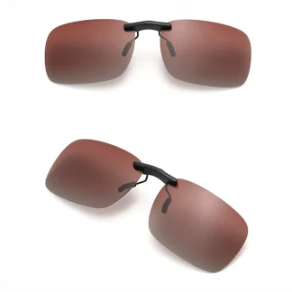 Rectangular Clip-Ons for Sunglasses