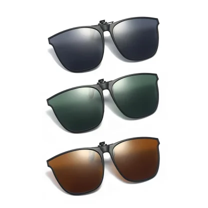 Sunglasses Clip-Ons with Flip-up Design - Image 6