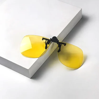 Big Size Square Shape Clip-Ons Sunglasses - Image 6
