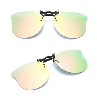 Cat Eye Clip-On for Sunglasses with Flip-up