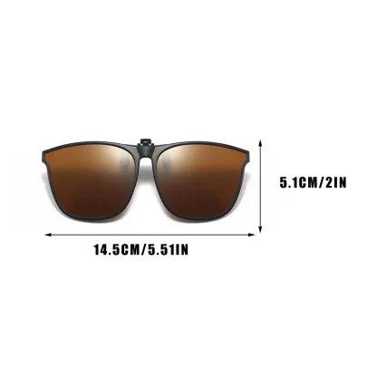 Sunglasses Clip-Ons with Flip-up Design - Image 3